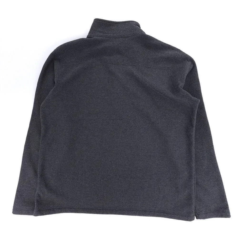 NEW North Face Textured Cap Rock 1/4 Zip‎ Fleece Jacket Gorpcore XL ASPHALT GREY